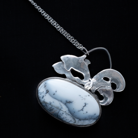 Colgante Ballena Jaspe Nevado Noga Arts