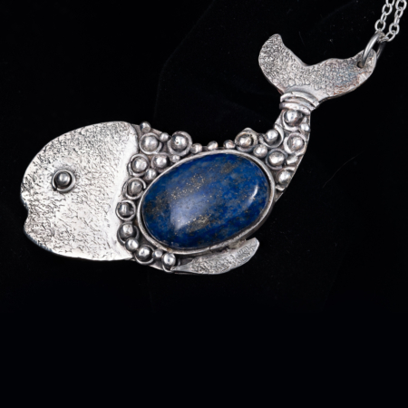 Colgante Ballena Lapislazuli Noga Arts
