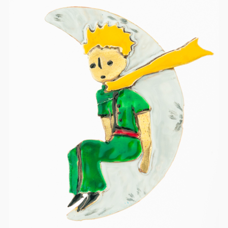 Principito Sentado En La Luna Noga Arts